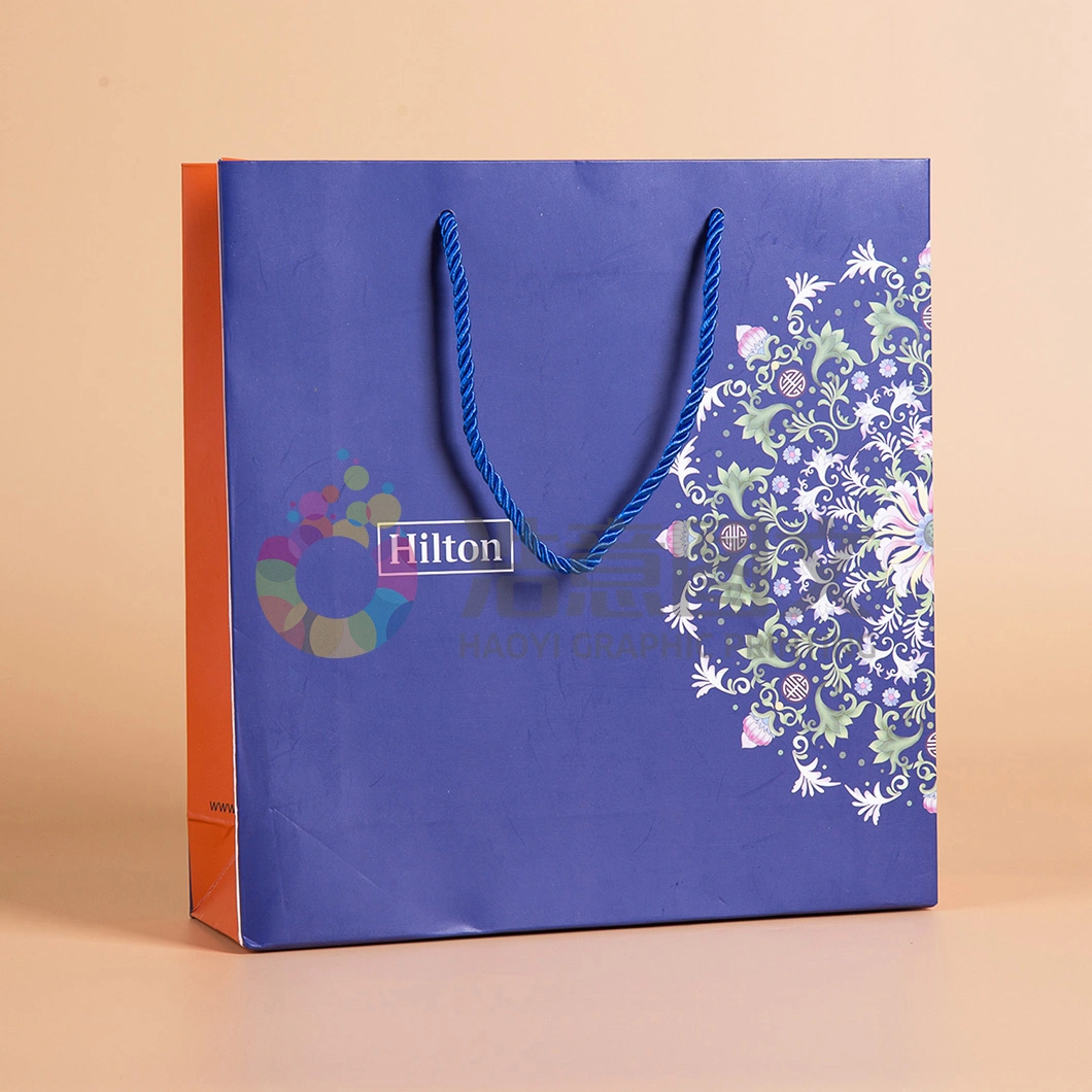 China Wholesale Custom Fashion Packaging & Printing Environmental Friendly Packing Bags Tote Kraft Shopping Gift Paper Bag for Clothes Apparel Shoe