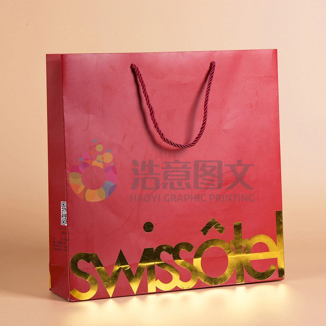 China Wholesale Custom Fashion Packaging & Printing Environmental Friendly Packing Bags Tote Kraft Shopping Gift Paper Bag for Clothes Apparel Shoe