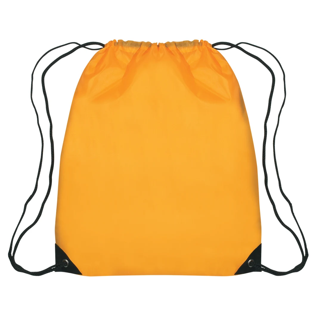 Custom Polyester Draw String Bag Knapsack Drawstring Backpacks Sports Bags