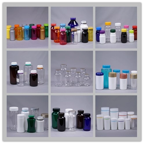 Manufacture Pet/HDPE Food Grade Plastic Round Bottle Medicine Tablet Jar Packaging