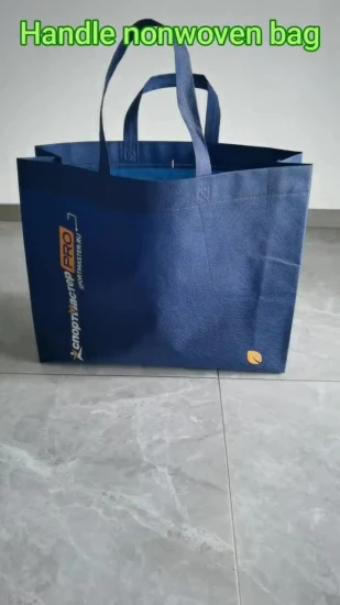 Bolsa no tejida de compras textiles de tamaño extra grande personalizada