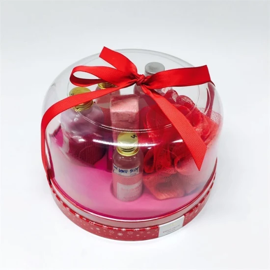 Comercio al por mayor personalizado transparente plegable PVC RPET Pet PP plástico regalo embalaje para cosméticos Perfume vino gato comida para perros joyería juguetes bragas ropa interior caja de embalaje