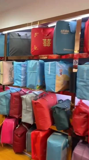 El embalaje de textiles para el hogar se puede personalizar Bolsa con cremallera no tejida Ropa de cama Edredón Manta Bolsas de embalaje