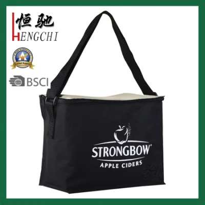 Correa de hombro no tejida Cool Picnic Camping Tote Bag Ice Lunch Cooler Bag