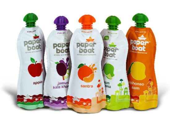Doypack impreso personalizado Bolsa de jugo de plástico Bebidas Brillo de labios Bolsa de pico Envasado de líquidos Bolsa de pie para detergente para ropa / Gel de baño / Crema para la piel