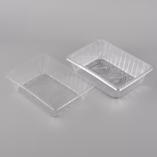 Envase de comida para mascotas de plástico Envasado de fruta transparente